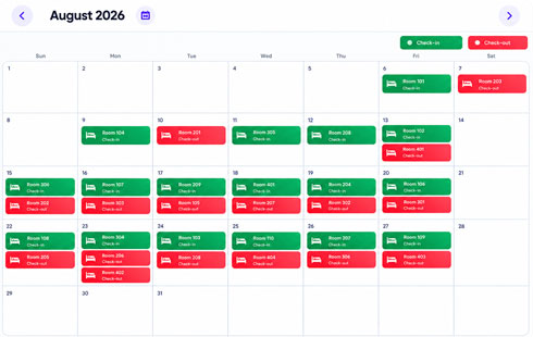 Booking Calendar